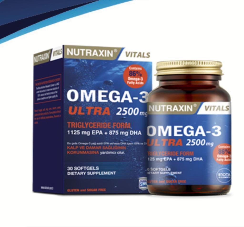 Omega-3 Ultra Nutraxin 2500 mg. — купить в городе Благовещенск, цена, фото  — Китай аптека